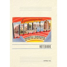 (영문도서) Vintage Lined Notebook Greetings from Williston North Dakota Paperback, Found Image Press, English, 9798385430642