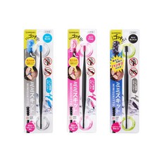 제이킨 미미스킷토 실리콘 귀이개 귀파개 양면 귀후비개 혼합색상, 3개, 1세트