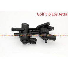 VAG小賴汽車 Golf 5 6 Eos Jetta Polo 水管座 節溫器 水龜 全新, 1個