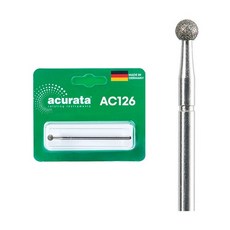 네일드릴비트 AC126 아큐라타 다이아 볼비트 큐티클제거용, AC-126/볼비트+젬젬워터데칼2종, 1개