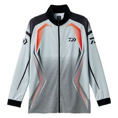 DAIWA DE-75008 全拉鏈 長袖運動衫 黑色、深灰色 百有釣具, 深灰LL