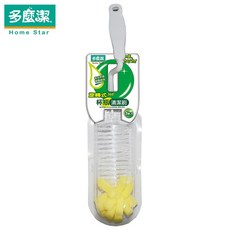 多麼潔360度旋轉奶瓶刷, 1個, 黃色