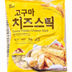 고구마 치즈 스틱 달콤 간편 에어프라이어 냉동 고구마 스틱 튀김 간식용 1kg 어린이 아이
