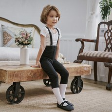남아 발레복 유아 멜빵바지 주니어 발레복 반팔 상하의 세트