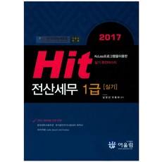 Hit전산세무 1급 실기(2017):NCS 국가직무능력표준, 어울림