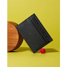 [국내백화점 매장정품] 닥스 DAKS MEN'S ACCESSORIES 블랙 가죽 체크포인트 카드홀더 DBHO6E973BK 106104