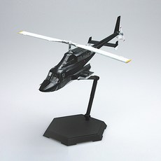 선호그룹 AW-01 에어울프 프라모델 airwolf 헬기 미니 엔진 헬리콥터 장난감 스케일 조립 미니 피규어 모형, 1개 1개