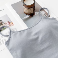 正韓親膚顯瘦胸墊內搭細肩帶小背心 GAT