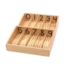 몬테소리 수학 재료 나무 스핀들 상자 어린이를위한 계산 게임 번호/수량 학습 장난감 교육 도구, 02 B
