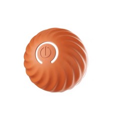 오브펫 반려동물 스마트 자동 장난감 토이볼 움직이는 반려견 러닝볼 셀프 무방 공, 1개, 오렌지