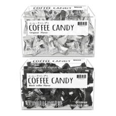 탕텐미텐 커피콩 커피캔디 씹어먹는 커피사탕 졸음간식, [오리지널]1통+[블랙커피맛]1통