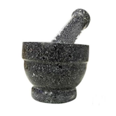 흑진주 자연석 돌절구 대 다지기, 1개