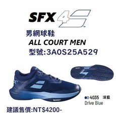 Babolat 網球鞋 sfx4，專業運動鞋款，透氣舒適，耐磨防滑