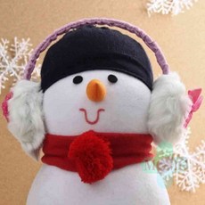 모모 리본 귀마개 핑크