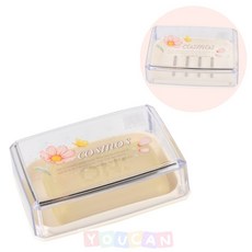 위드올픽 투명 뚜껑 비누각 비누보관함