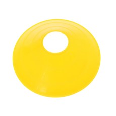 칼라 접시콘 옐로우 트레이닝 용품 체육 용품 훈련 콘, 단품, 1