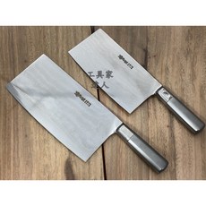 工具家達人 台灣菜刀王 片刀 6寸 7寸 大馬士革鋼VG10 鐵柄 鐵八角 中式片刀 菜刀 金龍 VG10, 1個, 菜刀王 67層 大馬士革 6寸, Silver