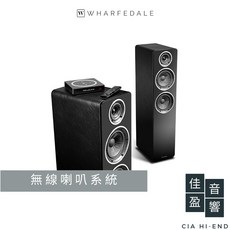 Wharfedale Diamond A2 落地無線喇叭系統 公司貨 佳盈音響, 箱體皮革黑＋前飾板鋼烤黑