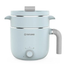 TATUNG 大同 1.2公升輕食料理美食鍋 WSB-H12W11AW WSB-H2512W 快煮鍋 蒸鍋, H2512B 藍色, H2512B 藍色