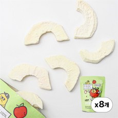 [국내산 좋은 원물] 비프룻 사르르 동결건조과일 사과, 8개, 15g