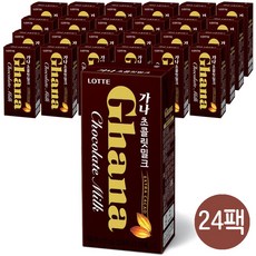 롯데푸드 가나초콜릿밀크, 24개, 190ml
