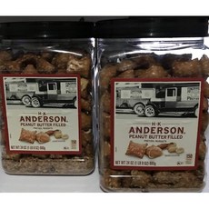 앤더슨 베이커리 땅콩 버터 너겟 프레첼 680g (2개 팩) Anderson Bakery Peanut Butter Nuggets Pretzel 24-oz. (2 Pack), 1개