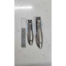 픽한가득 독일산 스테인리스 MR.BOLEI 프리미엄 손톱깍이 2종세트(대형+중형+나노유리 파일), 1개, JL-005