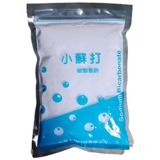 三福食品級小蘇打-夾鏈袋裝，烘焙清潔多用途，居家生活好幫手, 1kg, 1個