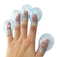 透明指套 傷口護理 隔離防護 可重複使用 指尖呵護, L 大拇指(手足皆可使用), 1個