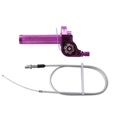 7/8''22mm CNC 알루미늄 오토바이 액셀러레이터 핸들바 스로틀 트위스트 그립 (핏 바이크 모토크로스 ATV, 12 멀티