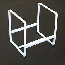 3단 접시 거치대 선반 그릇 정리대 카페인테리어, 1개, 3단 블랙