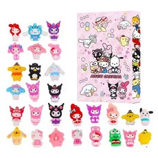 크리스마스 어드벤트 캘린더 피규어 랜덤박스 24pcs 2026 성탄절선물, 산리오