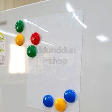 뚠뚠샵 자석 화이트보드 자석메모보드