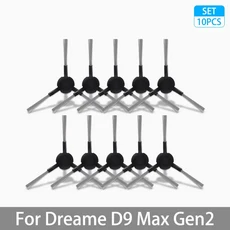 Dreame D9 Max Gen2 로봇 진공 액세서리 부품 고무 메인 사이드 브러시 천 HEPA 필터 교체, 03 10 Side Brushs