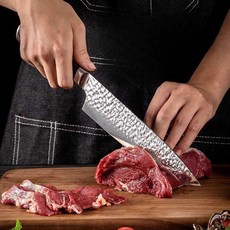 족발 정육용 김밥 칼 식도 잘드는 치즈 절단기 쉐프 보쌈 업소용, 1개, 60도 이상 135mm 회색 19.5cm