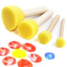 아트시크릿 스텐실붓 스펀지붓 도장찍기 4본세트