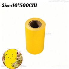 강력 접착 양면 곤충 차단 테이프 등반 방지 무독성 개미 나방 진딧물 트랩, 1Rolls(5M)