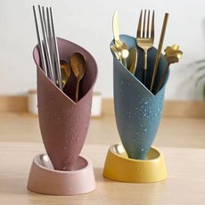 에브리샤인 북유럽ST 물빠짐 수저통, 핑크+블루, 2개