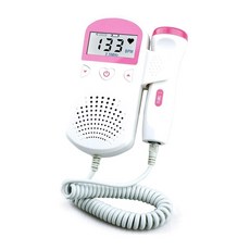 태아도플러태아심장박동모니터 가구 고전화 LCD 휴대용 디지털 디스플레이 태아 도플러 태아 심장 박동 레이트 모니터 오른쪽 테스트 없음 방사, 1개