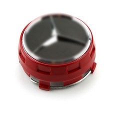 [주주파츠몰] 벤츠 돌출형 휠캡 AMG 75mm 타입 교체용 휠커버 전차종 공용 호환 용품, 레드