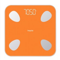 인쿨라 체중계, 1개, 주황색, RJ7089