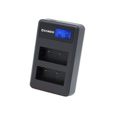 Kando 液晶雙槽USB充電器 for Fujifilm, 1個, NP-W126