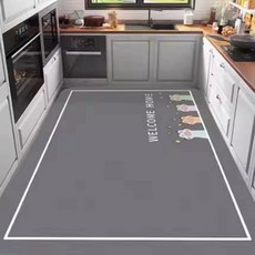 대형 규조토 발매트 싱크대 논슬립 주방매트 주방 40X60 신선한, 1개, N. 클로