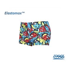 ZOGGS 幼童泳褲 男童泳褲 四角泳褲 游泳褲 五彩河豚圖案 舒適親膚