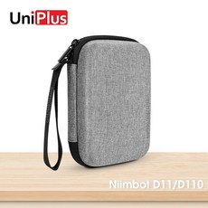 Niibot D11 라벨 프린터 케이스 있는 열전사 가방용 지퍼가 하드 방수, 01 Printer Ce, 1개