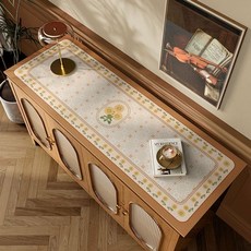 테이블 패드 러너 북유럽 매트 서랍장러너 깔개 가죽 덮개 콘솔, B. 3080cm 무취 방수 방유