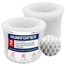 LifeSupplyUSA 가습기 필터 교체 심지 필터 C Honeywell Duracraft HC-888 시리즈 HCM-890 HCM-890C HCM-890B와 호환, 2-Pack