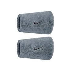 나이키 스우시 더블와이드 손목밴드, 그레이, 2개