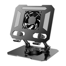 平板散熱旋轉支架, 黑, 1個, IPAD通用