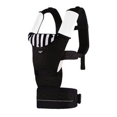 小獅王辛巴CLASSY高級訂製寬腰帶揹巾，透氣舒適，多種揹法，時尚設計, 黑色